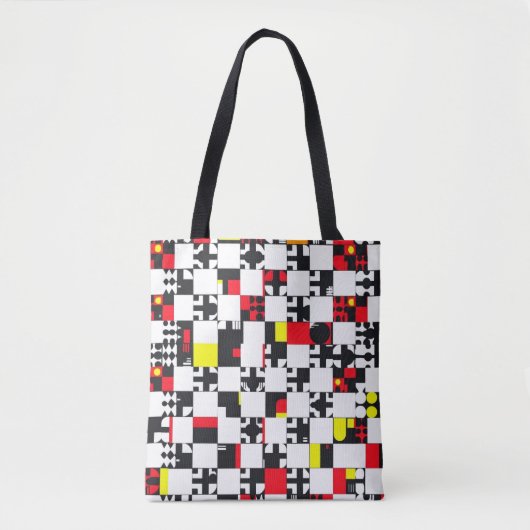 Geometrisches Chaos Tasche (Vorderseite)