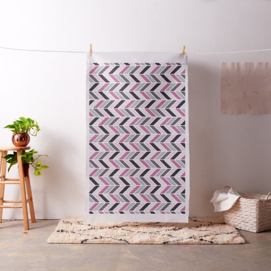 Geometrisches Chevron-Muster Stoff (Beispiel)