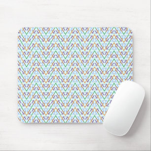 Geometrisches Chevron-Zickzack-Mosaik nahtloses Mu Mousepad