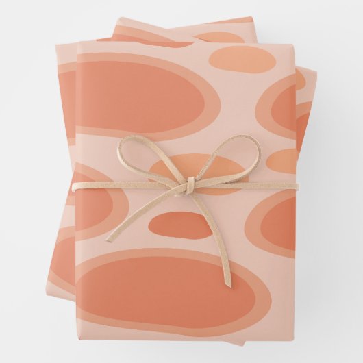 Geometrisches Circle Art Geschenkpapier Set (Beispiel)