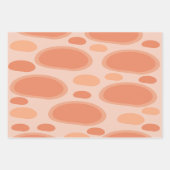 Geometrisches Circle Art Geschenkpapier Set (Vorderseite)