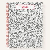 Geometrisches cooles Design Notizblock (Vorderseite)