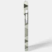 geometrisches cooles Graustufendreieck Case-Mate iPhone Hülle (Rückseite / Links)