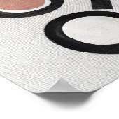 Geometrisches Crop-Circle-Muster Poster (Ecke)