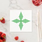 Geometrisches Cross Napkins Serviette (Beispiel)