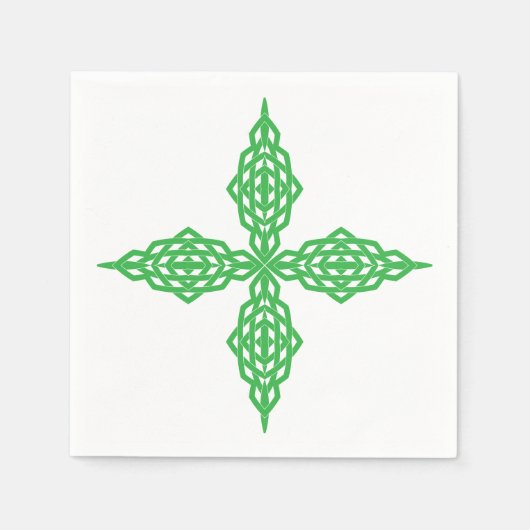 Geometrisches Cross Napkins Serviette (Vorderseite)