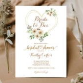 Geometrisches Daisy-Brautparty "Brie to Bee Heart" Einladung