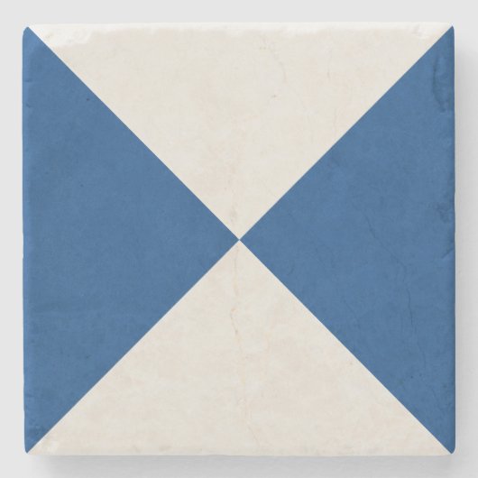 Geometrisches Dekorationsfliesen Steinuntersetzer (Vorderseite)