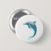 Geometrisches Delfine Button (Vorne & Hinten)