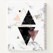 Geometrisches Design aus Metall Notizblock (Rückseite)