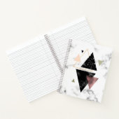 Geometrisches Design aus Metall Notizblock (Innenseite)