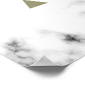 Geometrisches Design aus Metall Poster (Ecke)
