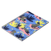 Geometrisches Design aus Tiger und Leopard Notizblock (Linke Seite)