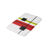 Geometrisches Design Badematte (Schrägansicht)