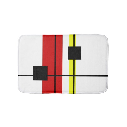 Geometrisches Design Badematte (Vorderseite)