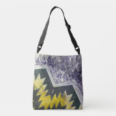 Geometrisches Design Bag Indianerbeutel Tragetaschen Mit Langen Trägern (Rückseite)