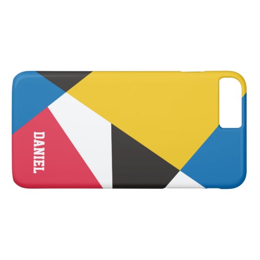 Geometrisches Design Case-Mate iPhone Hülle (Rückseite (Horizontal))