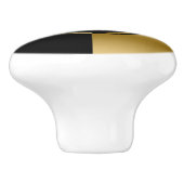 Geometrisches Design des Ankerbots für Gold und Sc Keramikknauf (Seitenansicht)