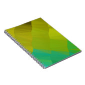 Geometrisches Design. Farbiger Gradientenhintergru Notizblock (Rechte Seite)