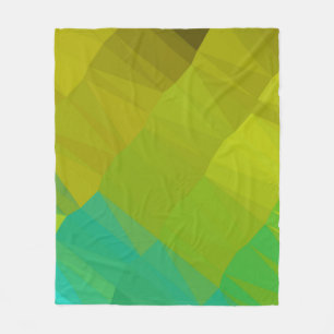 Geometrisches Design. Farbvoller Verlauf. Ge Fleecedecke