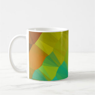 Geometrisches Design. Farbvoller Verlauf. Ge Kaffeetasse