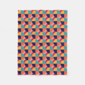 GEOMETRISCHES DESIGN. FLEECEDECKE (Vorderseite)