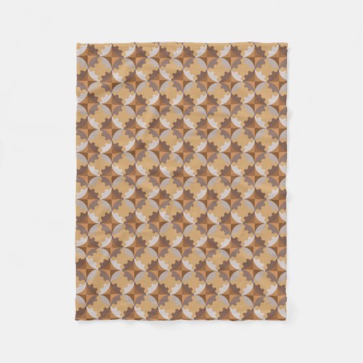 GEOMETRISCHES DESIGN. FLEECEDECKE (Vorderseite)