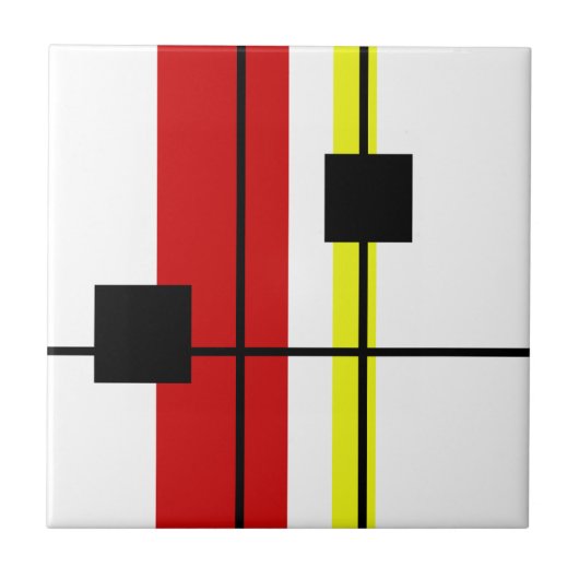 Geometrisches Design Fliese (Vorderseite)