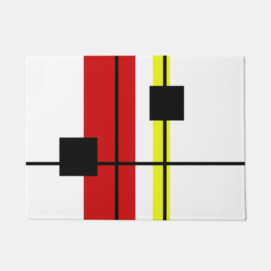 Geometrisches Design Fußmatte (Vorderseite)