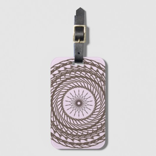 Geometrisches Design Gepäckanhänger (Vorderseite Vertikal)