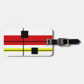 Geometrisches Design Gepäckanhänger (Vorderseite horizontal)