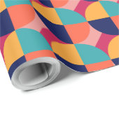 GEOMETRISCHES DESIGN. GESCHENKPAPIER (Rolleneckpunkt)