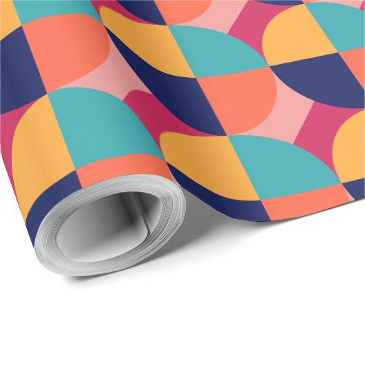 GEOMETRISCHES DESIGN. GESCHENKPAPIER (Rolleneckpunkt)