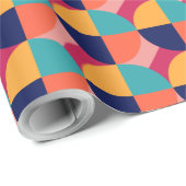 GEOMETRISCHES DESIGN. GESCHENKPAPIER (Rolleneckpunkt)