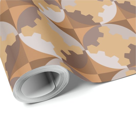 GEOMETRISCHES DESIGN. GESCHENKPAPIER (Rolleneckpunkt)