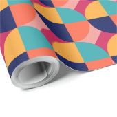 GEOMETRISCHES DESIGN. GESCHENKPAPIER (Rolleneckpunkt)