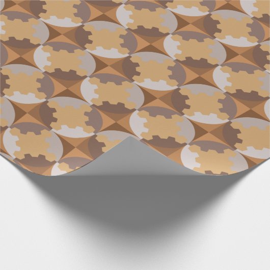 GEOMETRISCHES DESIGN. GESCHENKPAPIER (Ecke)