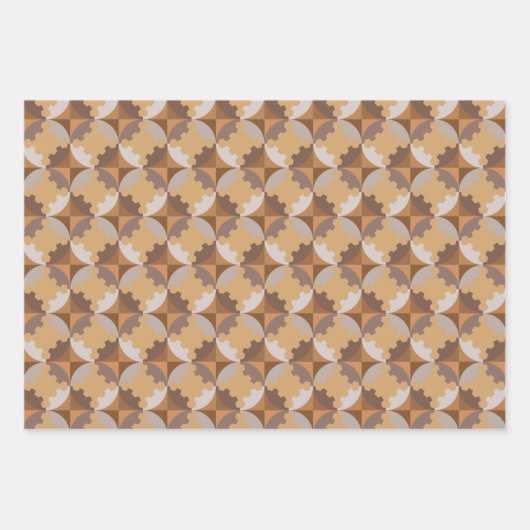 GEOMETRISCHES DESIGN. GESCHENKPAPIER SET (Vorderseite 2)