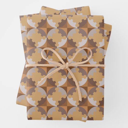 GEOMETRISCHES DESIGN. GESCHENKPAPIER SET (Beispiel)