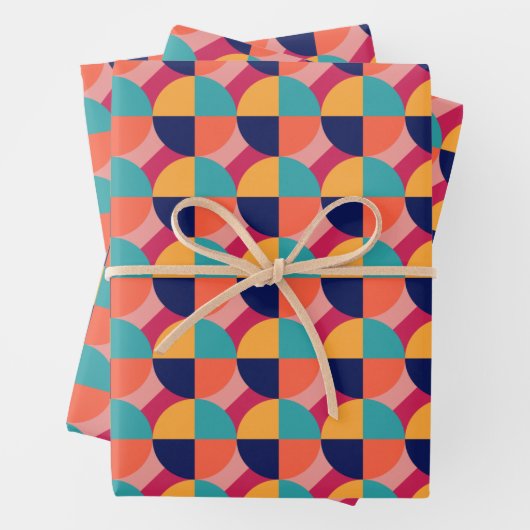 GEOMETRISCHES DESIGN. GESCHENKPAPIER SET (Beispiel)