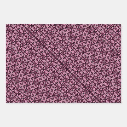 Geometrisches Design Geschenkpapier Set (Vorderseite 2)