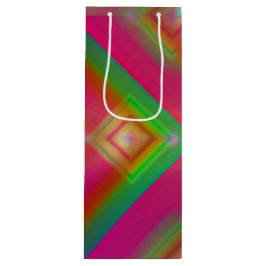 Geometrisches Design Geschenktüte Für Weinflaschen