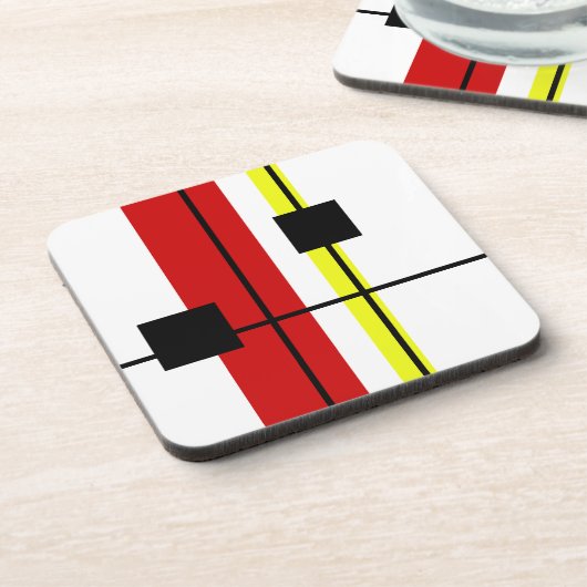 Geometrisches Design Getränkeuntersetzer (Linke Seite)