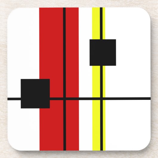 Geometrisches Design Getränkeuntersetzer (Vorderseite)