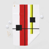 Geometrisches Design Golfhandtuch (Insitu)