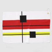 Geometrisches Design Golfhandtuch (Horizontal)