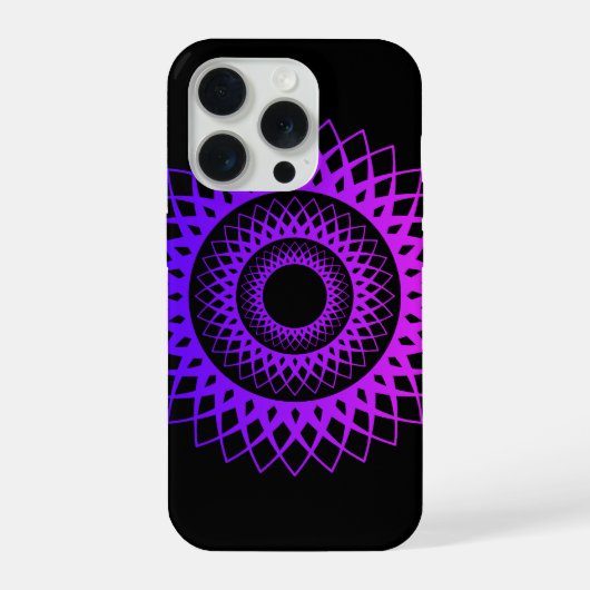 Geometrisches Design-Handyhülle iPhone Hülle (Rückseite)