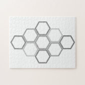Geometrisches Design, Hexagon-Muster-Puzzle Puzzle (Horizontal)