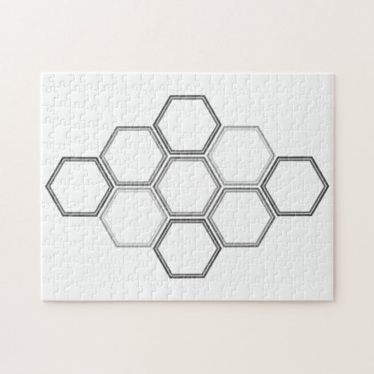 Geometrisches Design, Hexagon-Muster-Puzzle Puzzle (Horizontal)