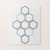 Geometrisches Design, Hexagon-Muster-Puzzle Puzzle (Vertikal)